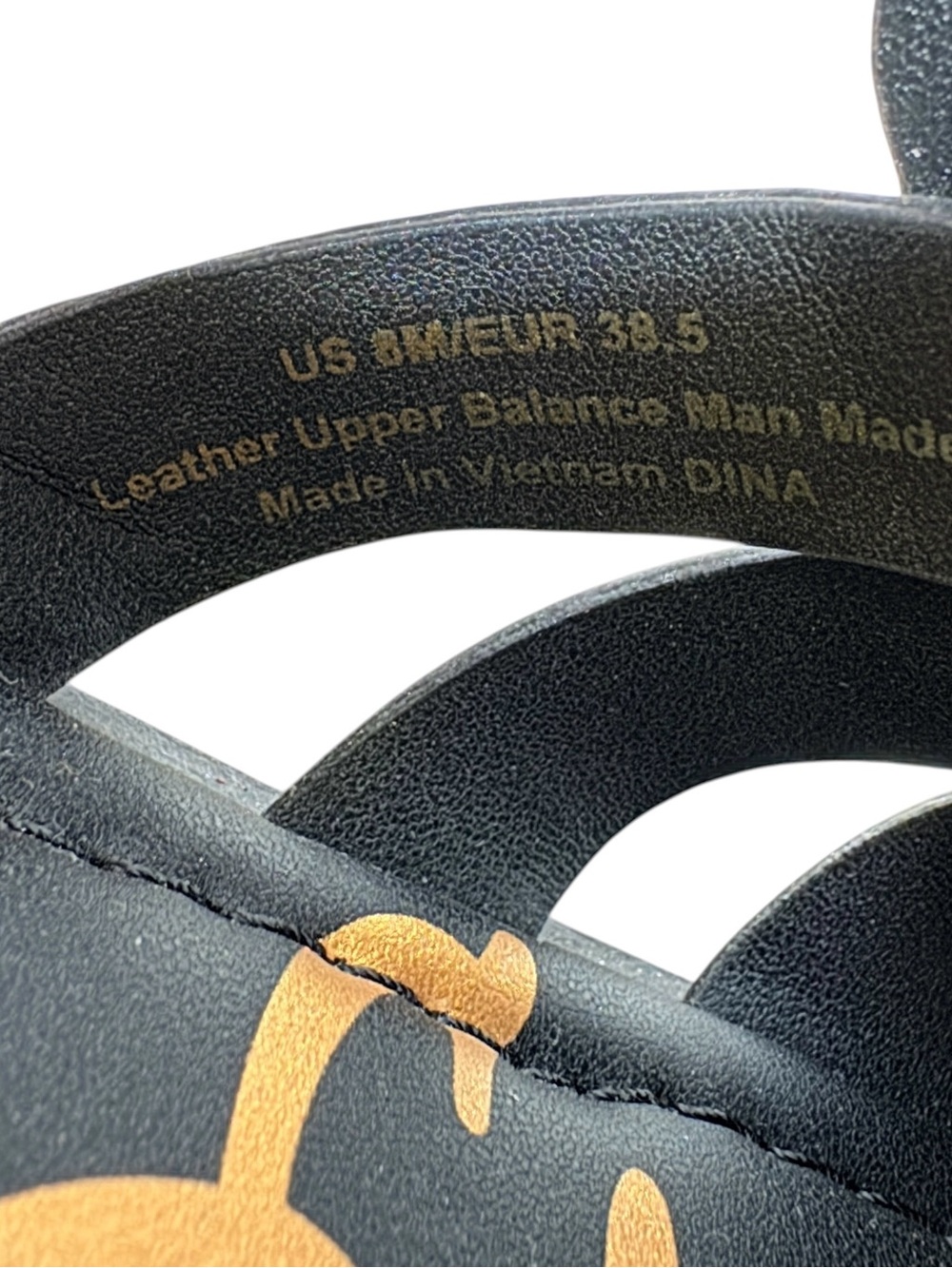 Sam Edelman Dina Black Leather Fisherman Mules Woven Strap Anthro Slip On 8 - Picture 9 of 9